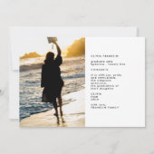 Faire-part Éditable FANCY Script Gradué MULTI PHOTO GRAD (Dos)