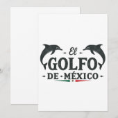 Faire-part El Golfo De Mexico Golfe du Mexique (Devant / Derrière)