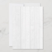 Faire-part Elégant aquarelle Holly Wreath Noël Moving (Dos)