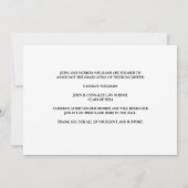 Faire-part Elegant Black Gold Law School Graduation Photo (Dos)