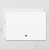 Faire-part Élégant collage photo collage floral graduation (Dos)