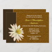 faire-part élégant d'anniversaire de mariage (Devant / Derrière)