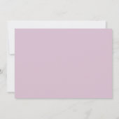 Faire-part élégant d'annulation de mariage couleur (Dos)
