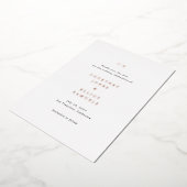 Faire-part élégant de mariage avec monogramme (Rotation)