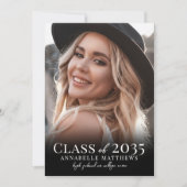 Faire-part Elegant Graduate Simple Photo Collage Graduation (Devant)