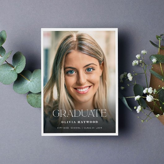 Faire-part Élégant lycée moderne