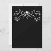 Faire-part Élégant Mariage gothique (Dos)