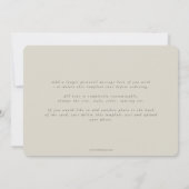 Faire-part Élégant minimal Beige Triple Photo Graduation (Dos)