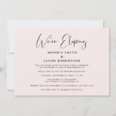 Faire-part Élégant, nous sommes en train d'échapper à la réce (Devant)