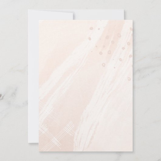 Faire-part Élégant photo de Mariage Customisé (Dos)