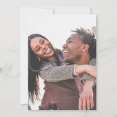 Faire-part Élégant report Mariage floral photo (Dos)