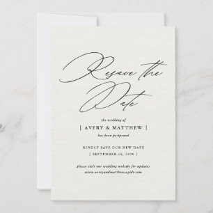 Faire-part Élégant Réservation de la Date de Mariage Minimali