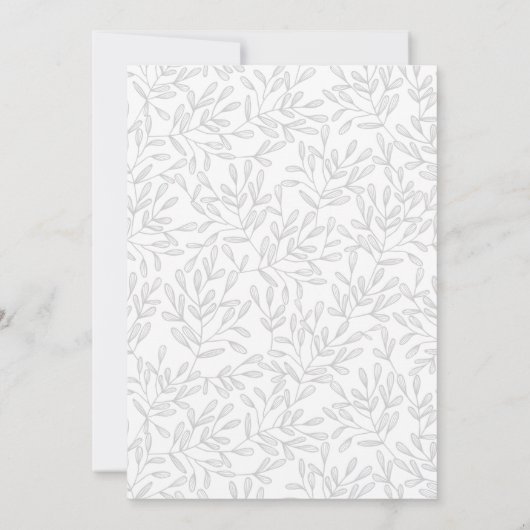 Faire-part Élégant Script Bienvenue Cutie Photo Naissance (Dos)