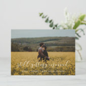 Faire-part Elegant Toujours marié mariage mise à jour (Debout devant)