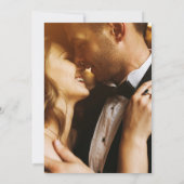 Faire-part Elégante aquarelle Floral Cute Photo Mariage (Dos)