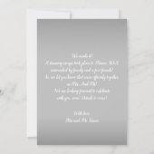 Faire-part Élégante calligraphie C'est le Mariage officiel (Dos)