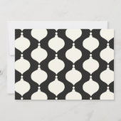 Faire-part Élégante typographie moderne de Noël joyeux (Dos)