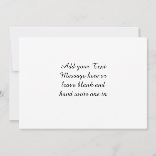 Faire-part Eléphant arc-en-ciel Abstrait (Dos)