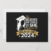 Faire-part Elle a cru qu'elle pouvait donc elle l'a maîtrisé  (Devant)