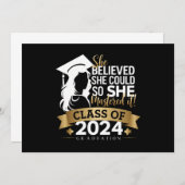 Faire-part Elle a cru qu'elle pouvait donc elle l'a maîtrisé  (Devant / Derrière)