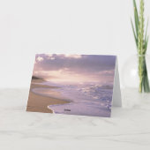 Faire-part Elle a dit oui, baiser de plage (Dos)