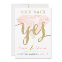 Elle a dit Oui Diamant Rose