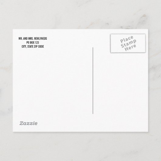 Faire-part Elopement (Dos)