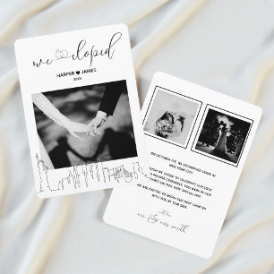 Faire-part Elopement moderne New York