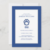 Faire-part Empreinte de panthère d'Eastern Illinois & EIU (Devant)