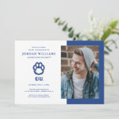 Faire-part Empreinte de panthère d'Eastern Illinois & EIU (Debout devant)