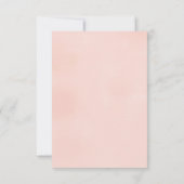 Faire-part En remplacement de Favors Merci Place Card Floral (Dos)