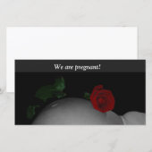 Faire-part enceinte (Devant / Derrière)