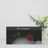 Faire-part enceinte (Debout devant)