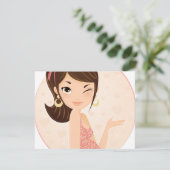 Faire-part Enceinte (Debout devant)