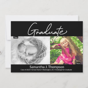 Faire-part Enfants de la maternelle Diplômés d'hier et d'aujo