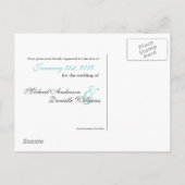 Faire-part Enregistrer de base la carte postale Date (Dos)