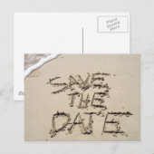 Faire-part Enregistrer la carte postale Date (Devant / Derrière)