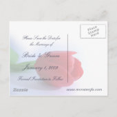Faire-part Enregistrer La Carte Postale Date (Dos)