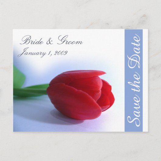 Faire-part Enregistrer La Carte Postale Date (Devant)