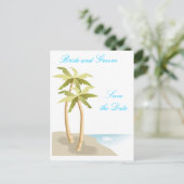 Faire-part Enregistrer la carte postale Date (Debout devant)