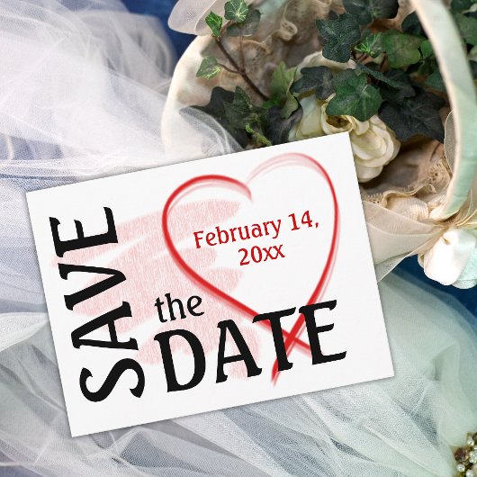 Faire-part Enregistrer la carte postale Date