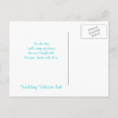 Faire-part Enregistrer La Carte Postale Date (Dos)