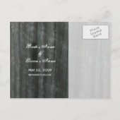 Faire-part Enregistrer la carte postale Date - Deux Roses et (Dos)