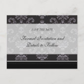 Faire-part Enregistrer la carte postale Date | E1 (Dos)