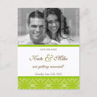 Faire-part Enregistrer la carte postale Date | F1