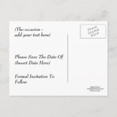 Faire-part Enregistrer La Carte Postale Date Pasque Flower Ph (Dos)