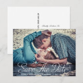 Faire-part Enregistrer la carte postale Date Photo (Devant / Derrière)
