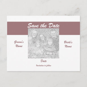 Faire-part Enregistrer la carte postale Date Photo - Customis
