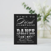 Faire-part Enregistrer la carte postale Date ||Projet de loi  (Debout devant)