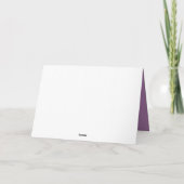 Faire-part Enregistrer la date Calla Lily violette Lavande (Dos)
